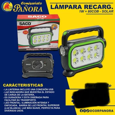 Lámpara Recargable
