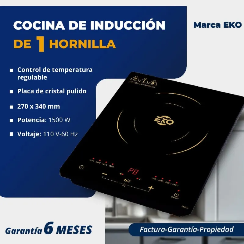  *Cocina de Inducción de una Hornilla Marca EKO*