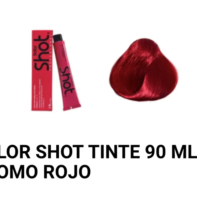 Tinte shot Cromo rojo