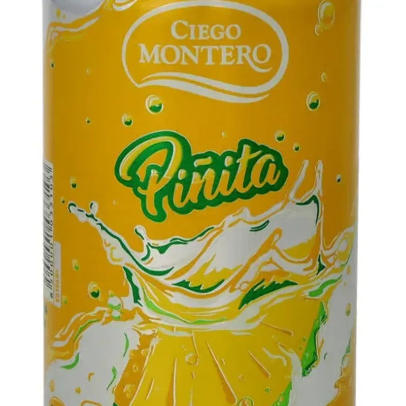 Refresco de lata piñita Ciego Montero