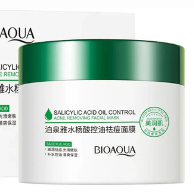 MASCARILLA FACIAL PARA ELIMINAR EL ACNÉ CON CONTROL DE ACEITE DE ÁCIDO SALICÍLICO