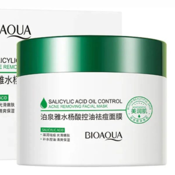 MASCARILLA FACIAL PARA ELIMINAR EL ACNÉ CON CONTROL DE ACEITE DE ÁCIDO SALICÍLICO