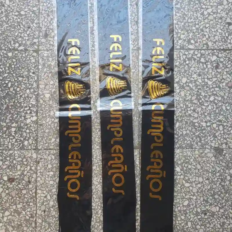 Banda Feliz cumpleaños negra