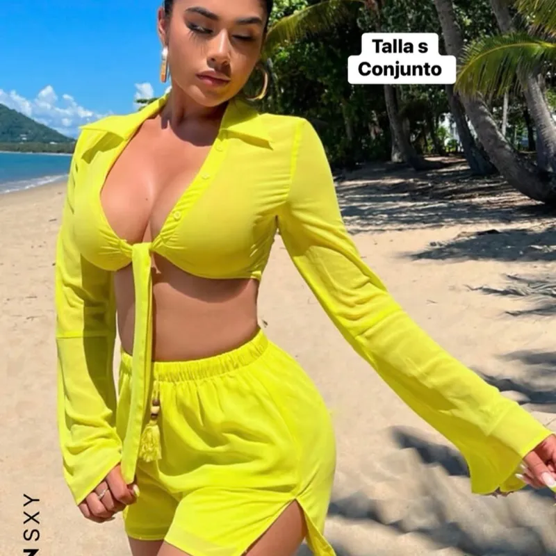 Conjunto de 2 piezas short y top