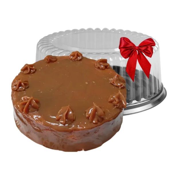 Cake de Capuccino vestido y relleno con Leche Condensada - 24x7cm (Reserva 24h)