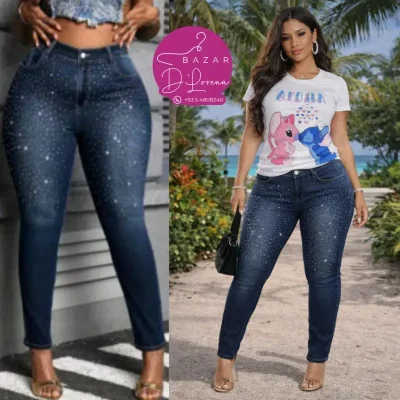 Pantalón con piedras