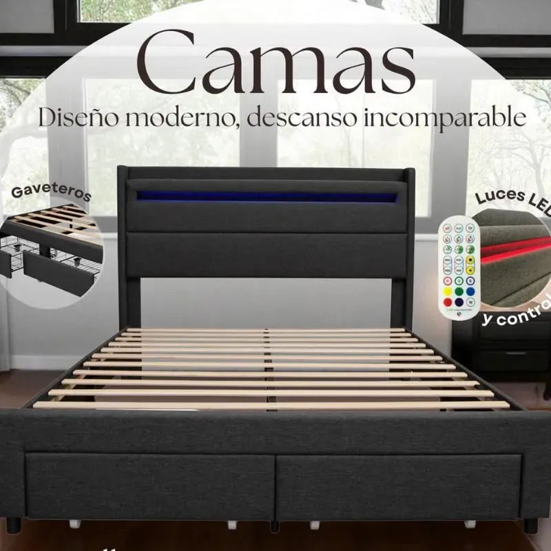 Cama camera diseño moderno