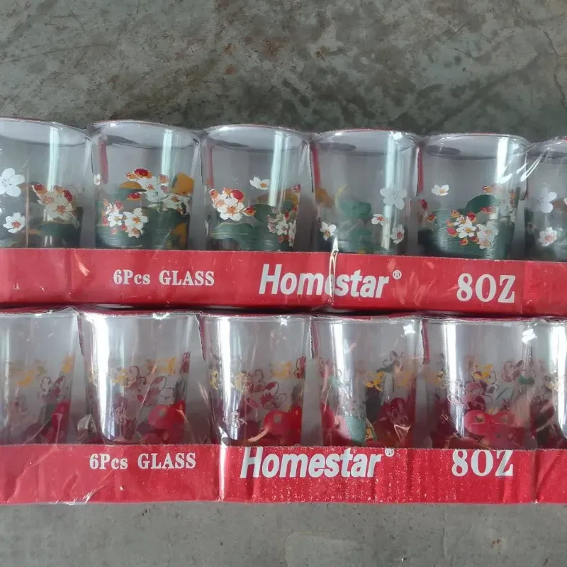 Juego de 6 vasos de 8 onzas