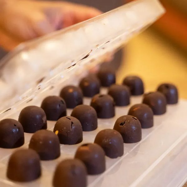 Bombones de chocolate con ó sin leche