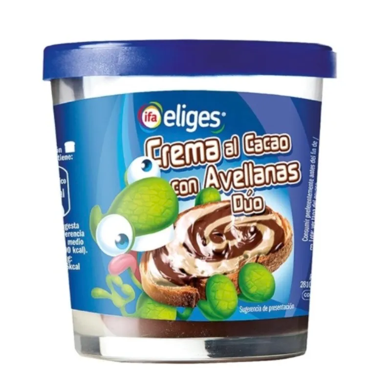 Crema de cacao con avellana