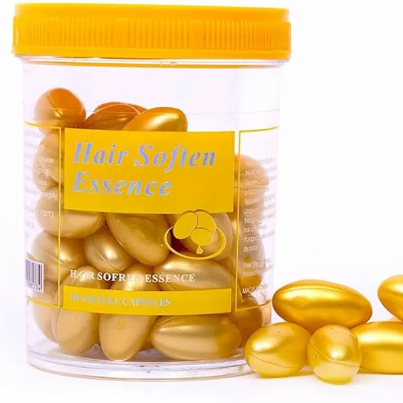 Cápsulas Capilares para Caídas Capilares, Reparación de Daños, Anticaspa, Brillo - 60 Cápsulas