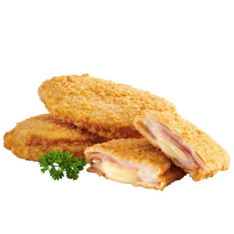 Libritos de cerdo rellenos de jamón y queso