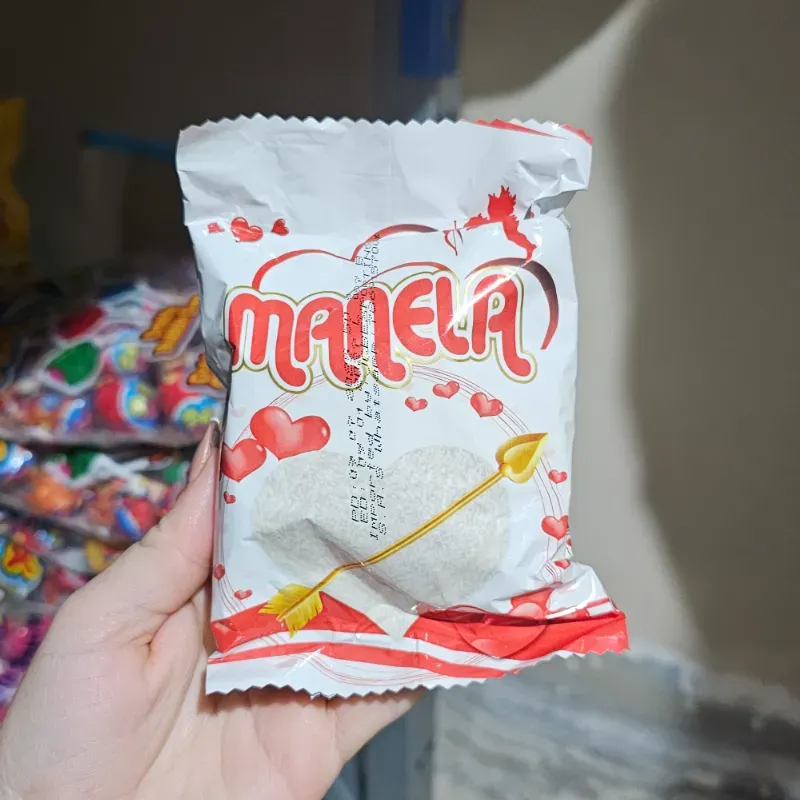 Panque Manela de Vainilla con coco en forma de Corazón