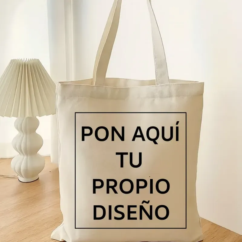 Bolsa Tote / Tote Bag – “Pon aquí tu propio diseño”