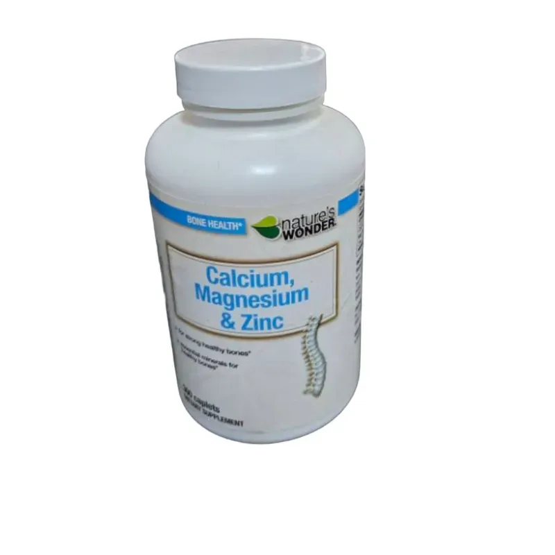 Calcio +Magnesio y Zinc 300 Tabletas