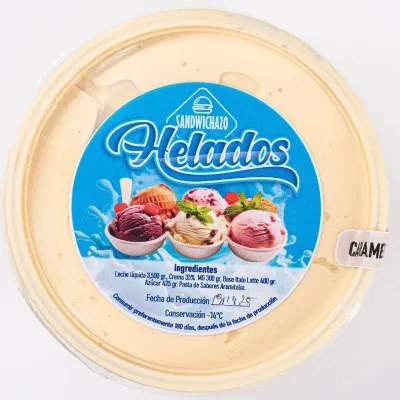 Pote de Helado 16onz Caramelo