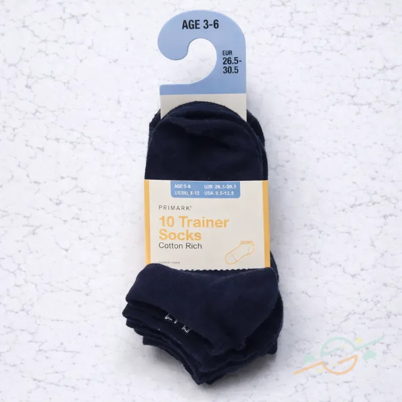 Pack 10 medias azules PRIMARK