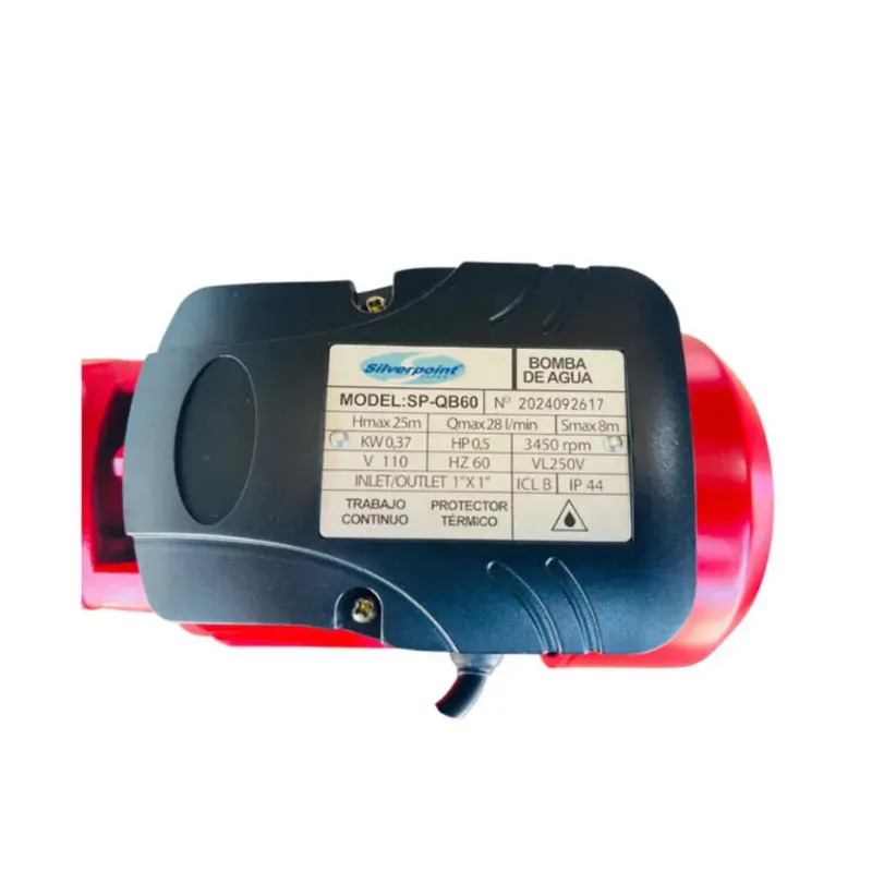 BOMBA DE AGUA 1/2 HP PERIFÉRICA SILVERPOINT (MNC)