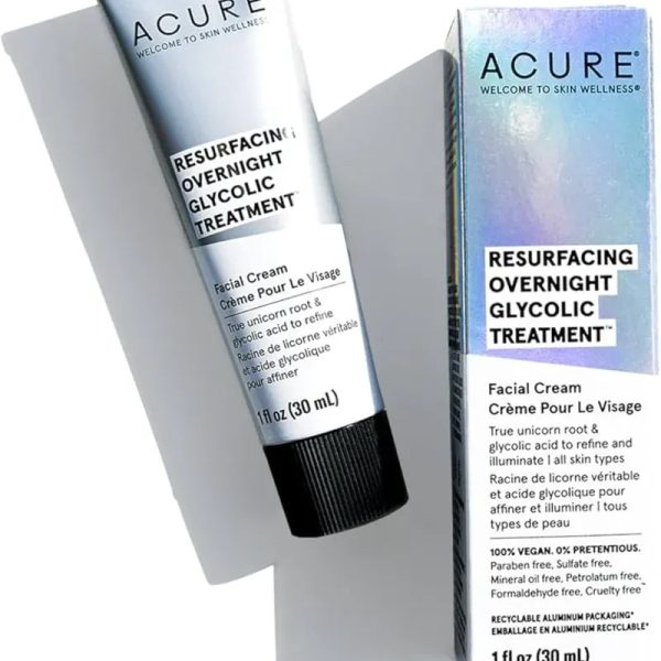 Sérum de noche Acure Acure Resurfacing Overnight Glycolic Treatment