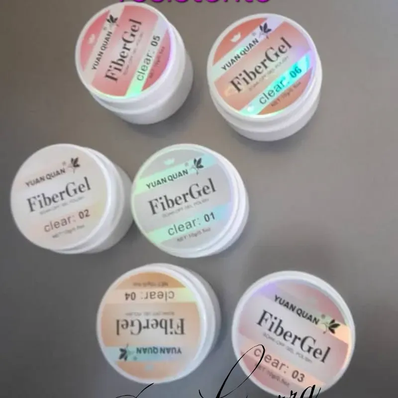 Gel d construcción a base de fibras d vidrio ( fiber gel )