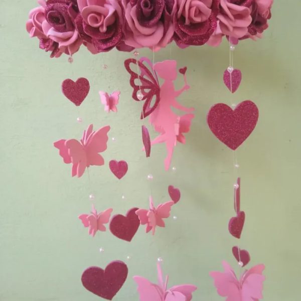 Colgante de rosas