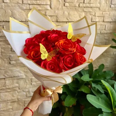 Ramo de 20 rosas eternas