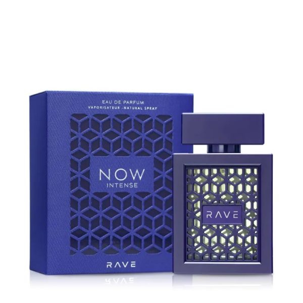 Lattafa Rave Now Intense Eau de Parfum Spray para hombre, 3.4 onzas