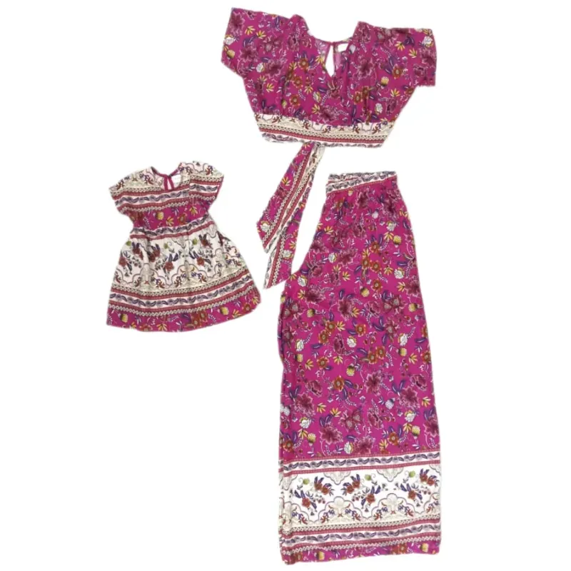 Conjunto de madre e hija