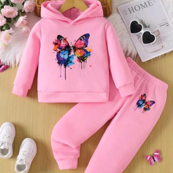 Conjunto de pantalón y abrigo — Rosado