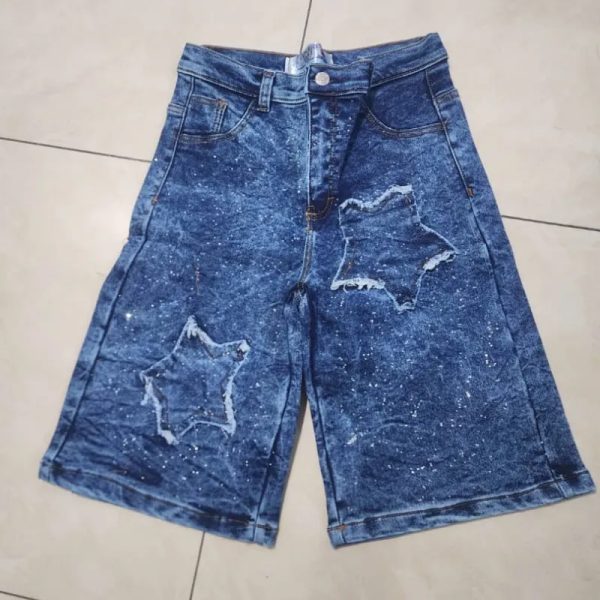 Short pants estrellas con perlas