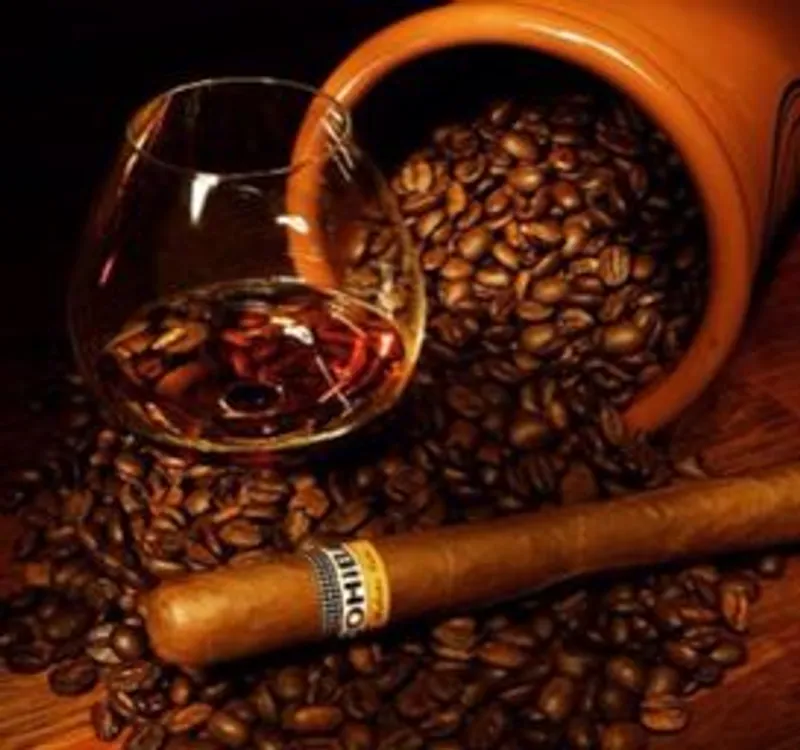 Doble Ron Havana Club Pacto Navío  + Habano + Cafe Expreso