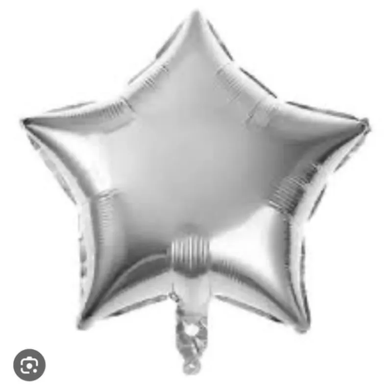 Globo metálico en forma de estrella