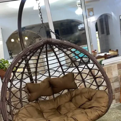 Hamaca doble con mensajería incluida.