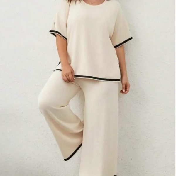 Conjunto de tela de punto