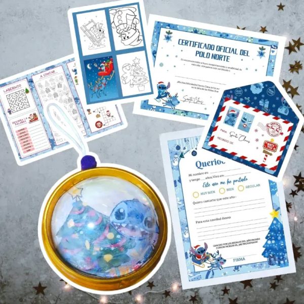 Combo navideño stitch