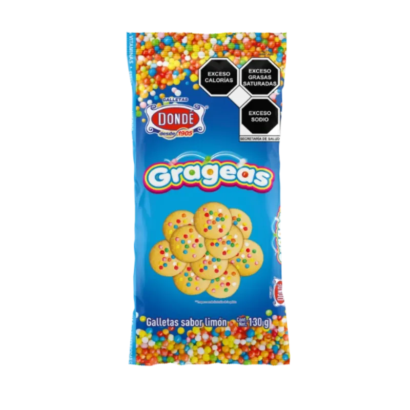 Galletas Grajeas Dondé 20 x 130 g