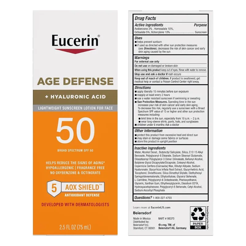 Protector Solar Eucerin Age