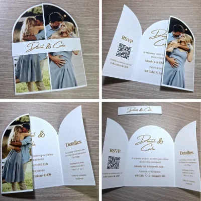 Invitaciones de boda "Arco del Triunfo"