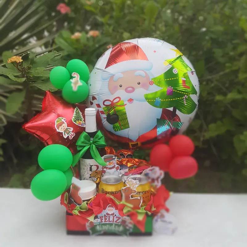 Caja rectangular para navidad