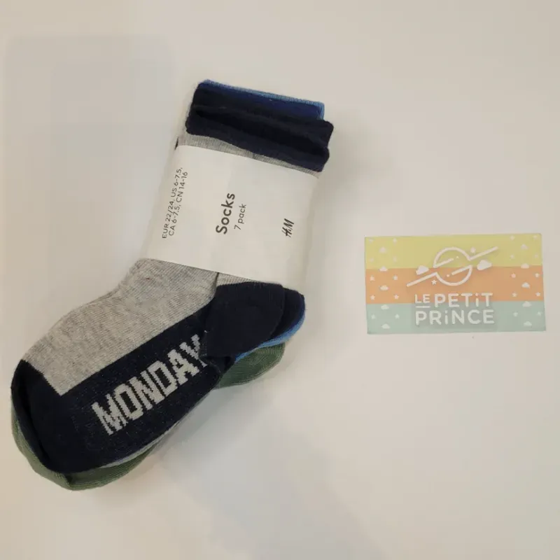 Pack 7 medias días de la semana H&M