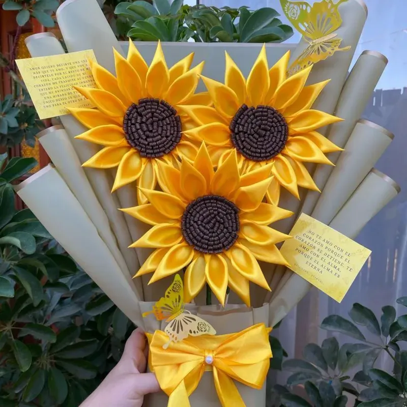 Ramo girasoles eternos 