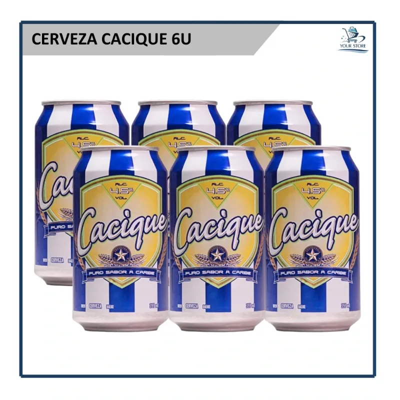 Cerveza Cacique (6u)
