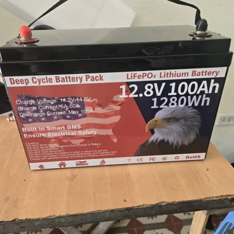 Batería lifePo4 12.8v 100 A