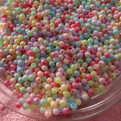 Balines plásticos varios colores 4 mm