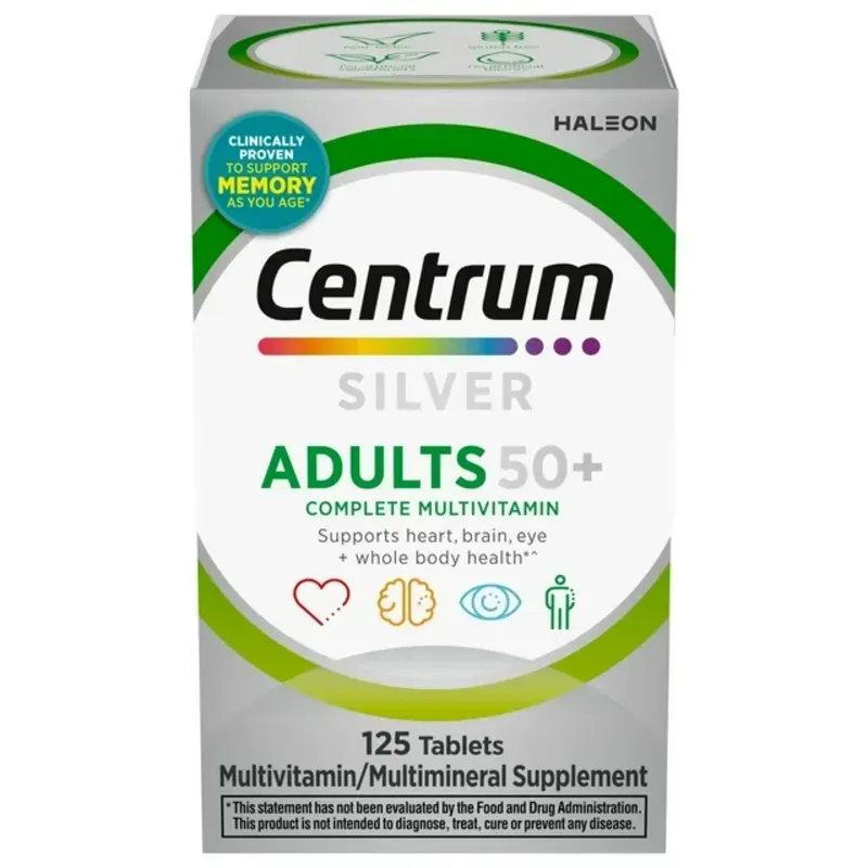 Multivitamina Centrum Adulto 50+ 125 tabletas