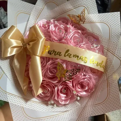 Ramo buchón rosado Para la más linda