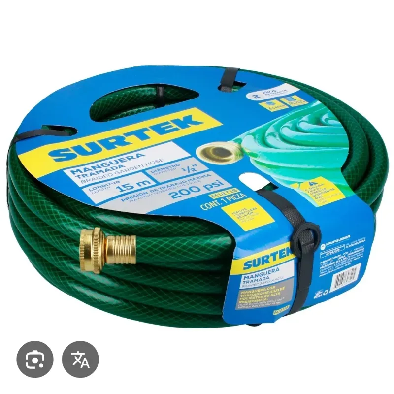Manguera tramada 1/2 15M