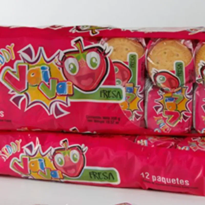 Galletas Vai Vai sabor fresa (12 unidades)