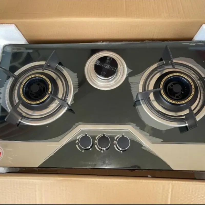 Estufa de Gas Empotrables de 3 hornillas.