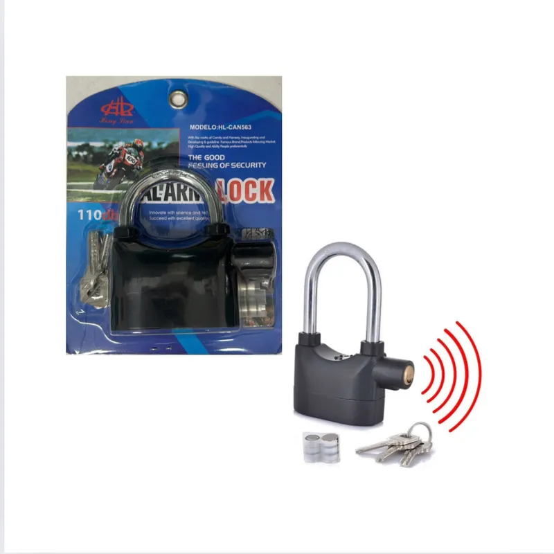 Candado con alarma sonora